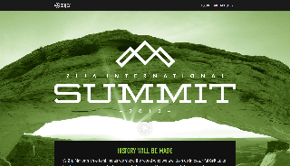 Screenshot of ZijaSummit.com from 2013 on the WayBackMachine.